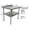 Bk Resources Work Table Stainless Steel With Undershelf, 1.5" Rear Riser 30"Wx30"D VTTR-3030 - alternate 4
